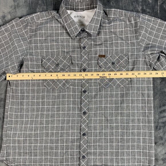 Orvis Classic Collection Short Sleeve Button Up Shirt Men's XXL (lot of 2) - Picture 10 of 14